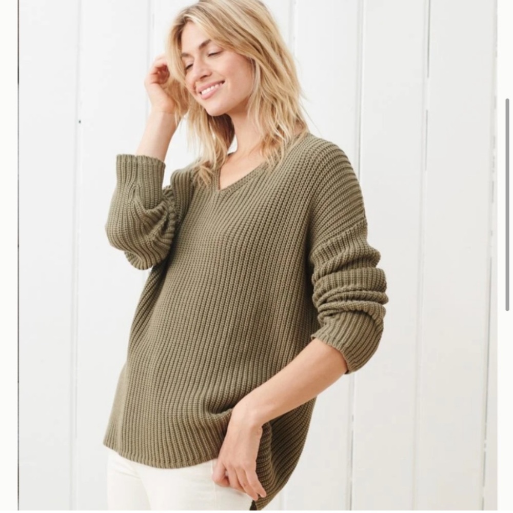 Jenni Kayne Knit Crew Neck Sweater S $385